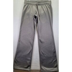 UNDER ARMOUR Storm Stretch Waist Grey Sweatpants Mens Size Small Heatgear Fleece
